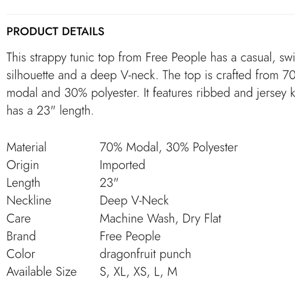 FREE PEOPLE TRIXIE RIB & JERSEY TOP SIZE SMALL - Picture 6 of 15